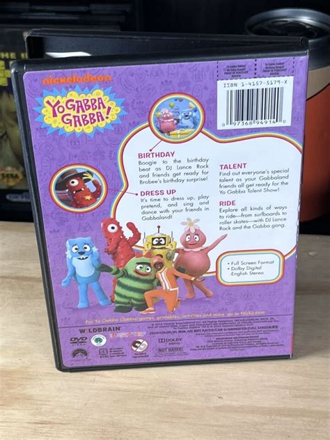 Nickelodeon Yo Gabba Gabba Birthday Boogie Dvd 2010 Tested 97368949140 Ebay