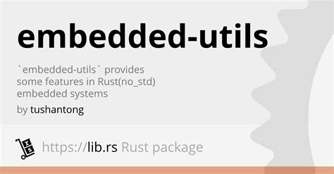 Embedded Utils Embedded Dev In Rust Lib Rs