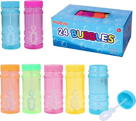 Youcute Bubbles 24 Packs Bubbles With Bubble Wand Bottles Birthday