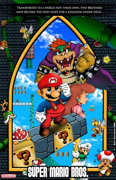 Super Mario Bros Poster By Whittingtonrhett On Deviantart Super Mario Bros Mario Bros Super