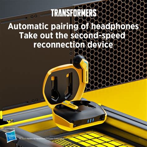 TRANSFORMERS TF T06 TWS Bluetooth 5 3 Gaming Gamer Earphones Noise