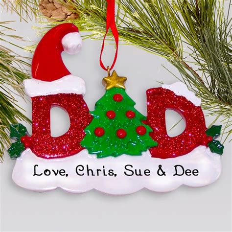 Personalized Ornament for Dad | GiftsForYouNow