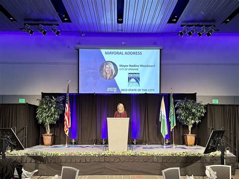 City Of Spokane On Twitter Mayor Woodward Will Give Her Annual State