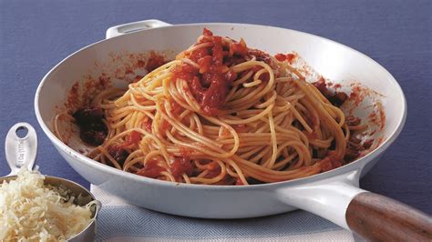 Spaghetti With Marinara Sauce Recipe Epicurious