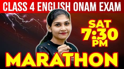 Class 4 English Onam Exam Marathon Exam Winner YouTube