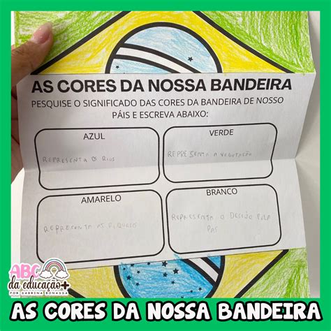 Atividade Interativa As Cores Da Bandeira Do Brasil