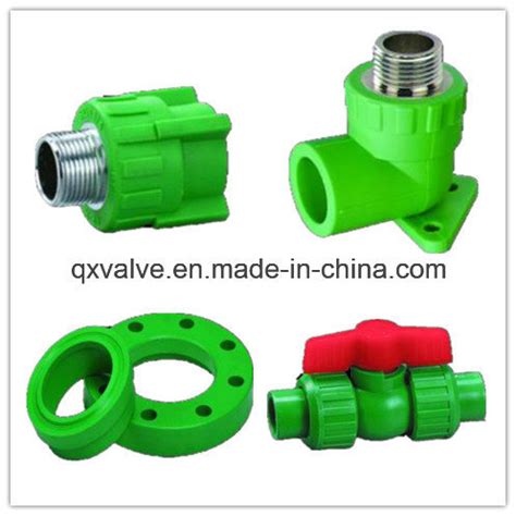 China PPR Pipe Fittings For Hot Water And Cold Water Use New Material China PPR Pipe Fittings