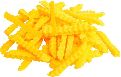 Hiawbon 50 Pieces Artificial French Fries Fake French Fries Realistic Plastic French