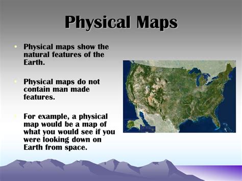 What Does A Physical Map Show | Color 2018