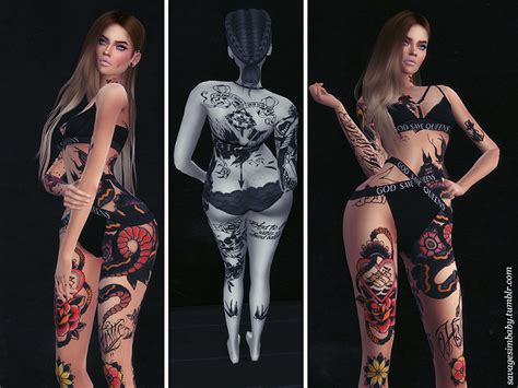 Sims 4 tattoo cc - asserat