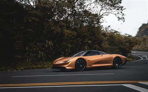 Mclaren Speedtail Supercar Exterior Bronze Speedtail Luxury