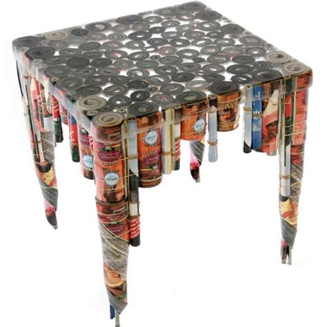 Resin And Magazines Recycled Furniture Recycled Furniture Paper