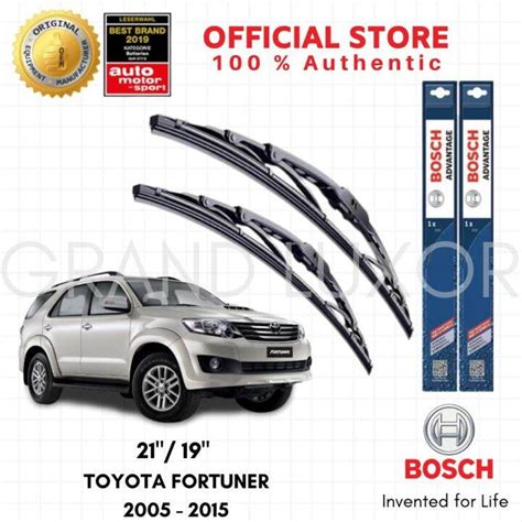 Bosch Advantage Wiper Blade Set For Toyota Fortuner