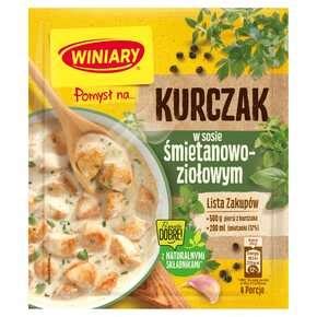 FIX WINIARY POMYSŁ NA KURCZAKA W SOSIE ŚMIETANOWO 13629404284 Allegro pl