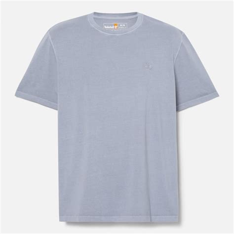 T shirt à manches courtes Dunstan River teint en pièce pour homme en gris