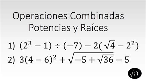 Que Se Resuelve Primero En Las Operaciones Combinadas Con Potencias Y