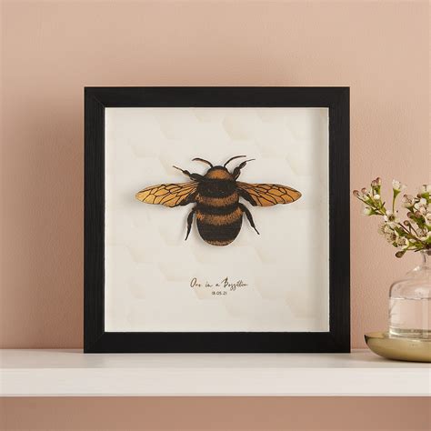 Honey Bee Framed Wall Art Personalized Honey Bee Wall Art - Etsy