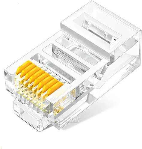 Купить коннекторы UGREEN Cat 6 Unshielded RJ45 Modular Plugs 50 Pack