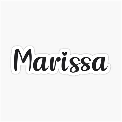 Marissa Sticker For Sale By 99Posters Redbubble