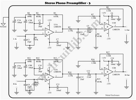 Ne5532 Phono Preamp Schematic