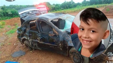 Identificado menino que morreu após carro capotar na SC 305 Jornal Razão