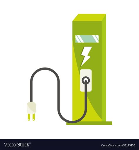 Electric charging station Royalty Free Vector Image