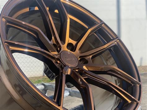 Custom Wheels In A Bronze Chrome Powder Coat Gallery Project Prismatic