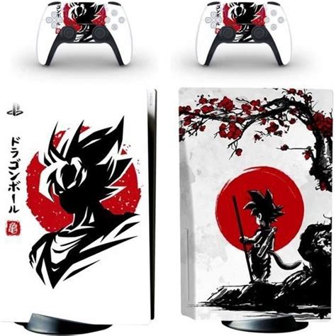 Sticker Ps5 Skin Pour Ps5 Playstation 5 Avec Lecteur Optique Console Et