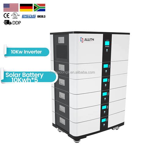 Hybrid Inverter And Solar Battery 10kwh 20kwh Modular Stacked Batteries