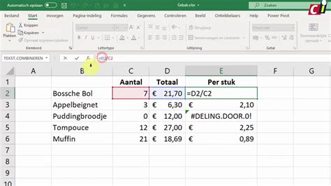 Als Functie Excel