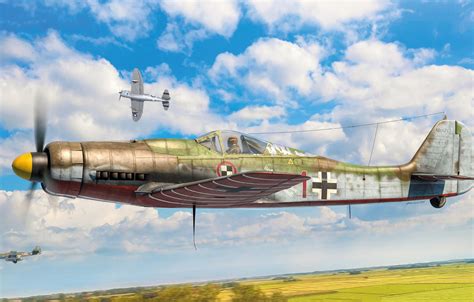 Wallpaper Germany Fighter The Wehrmacht Luftwaffe Focke Wulf Fw