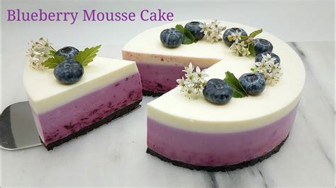 Blueberry Mousse Cake