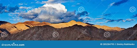 Himalayas Mountains on Sunset Stock Image - Image of himalayan ...