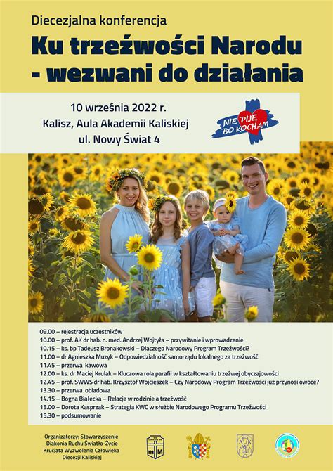 Ku trzeźwości Narodu wezwani do działania plakat Dom Józefa