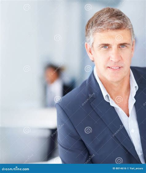 Handsome Mature Business Man Stock Photo Image Of Human Corporate