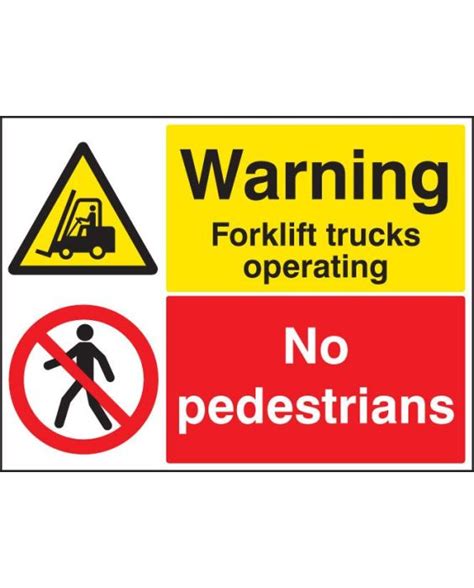 Forklift Truck Warning Signs Safetybuyer