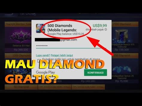 Cara Mendapatkan Diamond Mobile Legends Secara Gratis Dan Trik Dapet