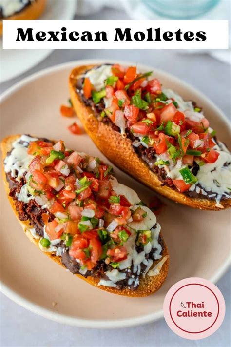 Mexican Molletes Molletes Recipe Mexican Breakfast Recipes Mexican