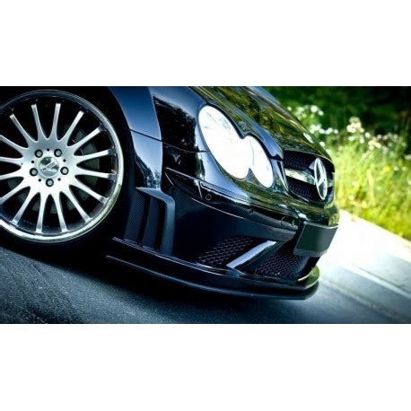 Lame Du Pare Chocs Avant Mercedes Clk W Black Sl Black Series Look