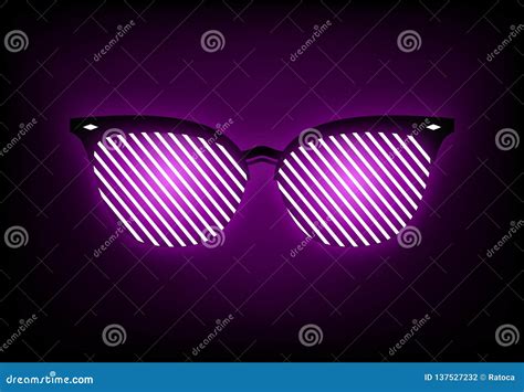 Modern Glasses Illustration Stock Vector Illustration Of Wave Pink 137527232