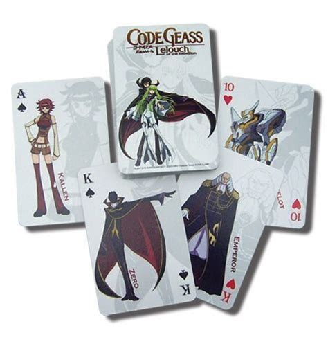 Code Geass Playing Cards Ge2021 Playing Cards Cards Coding