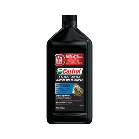 Castrol Pk Transmax Import Multi Vehicle Atf Quart Pack Of