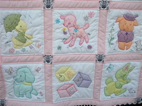 Vintage Baby Quilt Pattern | Etsy