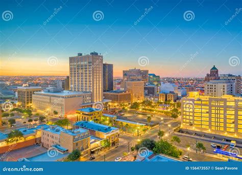 El Paso, Texas, USA Downtown Skyline Royalty-Free Stock Photography ...