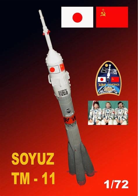 Mach 2 - Soyuz TM-11 (Japan) - 1/72 Scale Model