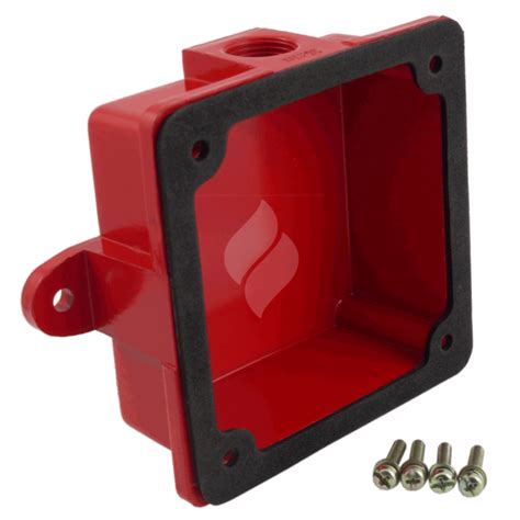 Bell Surface Mounting Back Box For To Suit 200mm Red Fire Bell Fire