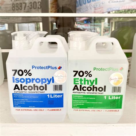 SALE 1 LITER 70 ISOPROPYL ETHYL ALCOHOL ANTISEPTIC DISINFECTANT