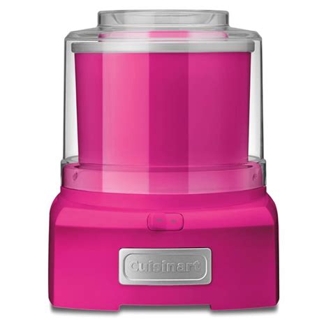 Cuisinart Automatic Frozen Yogurt Ice Cream And Sorbet Maker Red 1 5 Qt Bed Bath And Beyond