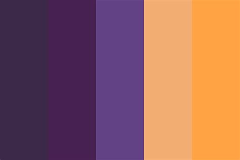 Purple Orange Color Palette