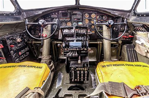 Cockpit B17 Flying Fortress R182 by Ron Mouser